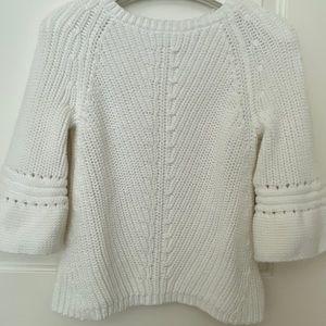 White Sweater From Anthropologie